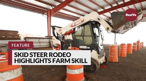 skid steer rodeo video|most skilled skid steer operator.